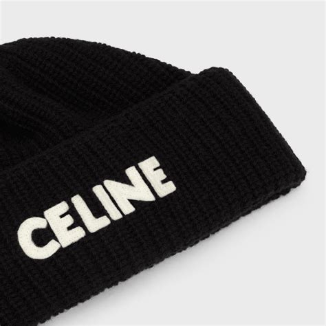 celine black beanie|Celine dad hat.